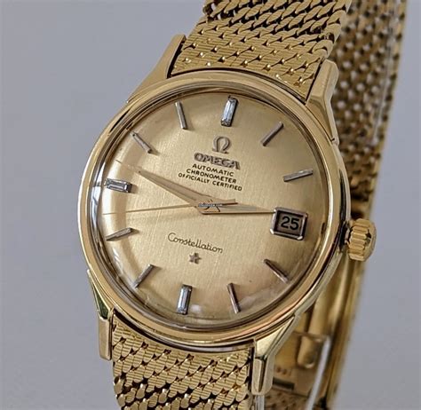 omega constellation gold plated replica|omega constellation logo.